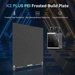 Plaque de construction givrée Creality K2 Plus PEI - Product Image 2