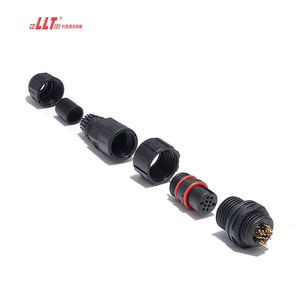 LLC M16ขั้วต่อกันน้ำแรงดันต่ำ2 + 8pin, Ip68แผงกันน้ำ - Product Image 6