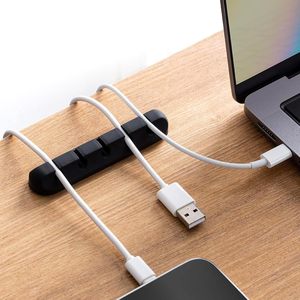 Clips organisateurs de câbles, supports de câbles autocollants, gestion des câbles pour câbles USB/cordons d'alimentation/fils, voiture et bureau, maison et bureau - Product Image 2