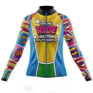 Nuovo stile <span class=keywords><strong>da</strong></span> strada mountain bike ciclismo <span class=keywords><strong>abbigliamento</strong></span> <span class=keywords><strong>donna</strong></span> autunno e inverno manica lunga - Product Image 2