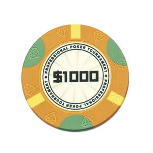 שבבים עגולים תלת מימדיים בידור שבבי קרמיקה EPT שבבי פוקר קרמיקה מותאמים אישית דלוקס - Product Image 1