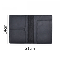 Dompet paspor kulit sapi, buatan tangan, Retro, Vintage, kulit sapi, pemegang paspor, dompet pendek, dengan tipe penutup terbuka untuk keluarga