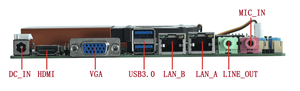 Placa Base DDR3 para Laptop, Mini CPU Core I7 con Tarjeta Gráfica Integrada QM9700H-UA Skylake Kabylake para Control Industrial Mini I - Product Image 5