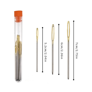 Étui ergonomique en <span class=keywords><strong>cuir</strong></span> avec 14 tailles de crochets de 2 à 10 mm Set d'aiguilles extra longues <span class=keywords><strong>pour</strong></span> les mains arthritiques - Product Image 4