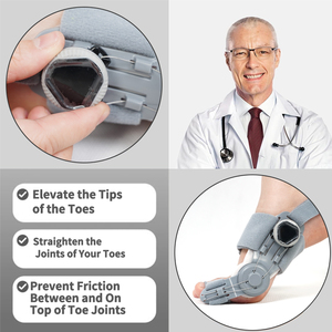 Bunion Corrector cho phụ nữ người đàn ông ngón chân cái có thể điều chỉnh bunion Toe tách Pain Relief chỉnh hình hallux valgus Toe separator - Product Image 6