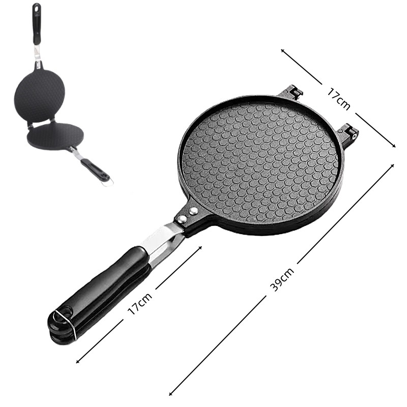 Egg roll mold small pattern 17cm black