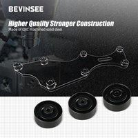 Kit de support d'alternateur triple BEVINSEE Vortec V8 pour moteurs LS, amélioré pour LS Chevy pour GM 4.8L 5.3L 6.0L 6.2L 2000-2011 2012 2013