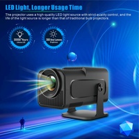 Projecteur portable intelligent 4K pour bureau et maison, Android 11, 1080P, HY320 Mini, 200 lumens ANSI, écran LCD 4K, miroir