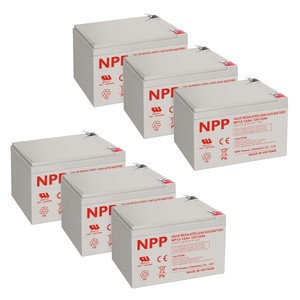 Batterie au plomb-acide rechargeable 12V <span class=keywords><strong>12Ah</strong></span> avec bornes F2 pour système de sécurité UPS, éclairage d'urgence - Product Image 3