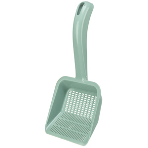Pelle à litière pour chat, grande, en plastique bleu, avec grille pour un tamisage et un nettoyage faciles - Product Image 5