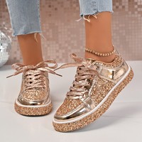 Mocassins décontractés grande taille, baskets camouflage à lacets, semelle en caoutchouc, chaussures sportives pour femmes pour un usage quotidien