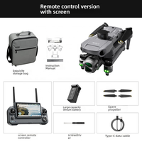 Drone RC Quadricoptère FPV avec Caméra 4K, Gimbal, GPS, Moteur Brushless, Évitement d'Obstacles, Pliable, Facile à Utiliser pour Débutants, Modèle Wing 001, pour Adultes