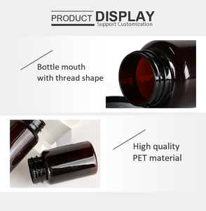 PET 750ml Customize Colour Food Grade Plastic Supplement Vitamin <b>Bottle</b> with Custom Child Resistant Cap - Product Image 3
