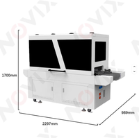 Impresora Universal de Alta Velocidad NOVIX, Impresora de Inyección de Tinta UV de Una Sola Pasada para Cintas de Cuero, Tarjetas de Plástico