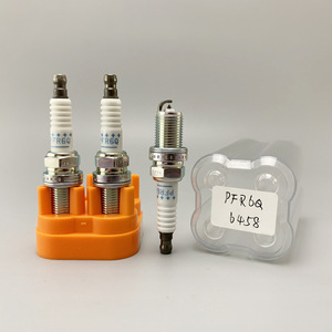 หัวเทียนเครื่องยนต์6458 FR6Q อัตโนมัติใหม่แพลตตินัมและอิริเดียมสำหรับตัวต้านทานน้ำมันเบนซินสำหรับ Honda Suzuki - Product Image 4