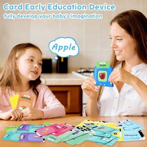 GY Rechargeable Talking Plastic Flash Cards Kids Toddler 112 Cards Montessori Autism Sensory Speech <strong>Therapy</strong> Educational Gifts - Product Image 6