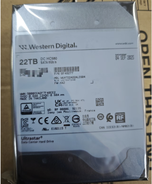 Original 20T WUH722020CLE604 WUH722222ALE6L4 WUH722020BLE604 WUH722020CLE6L4 22T WUH722222ALE604 WUH722422ALE6L4 HDD Hard Disk