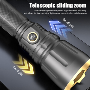 <span class=keywords><strong>2025</strong></span> New Led đèn pin 2500LM với pin có thể thay thế không thấm nước đèn pin với pin có thể thay thế <span class=keywords><strong>Torch</strong></span> ánh sáng - Product Image 2