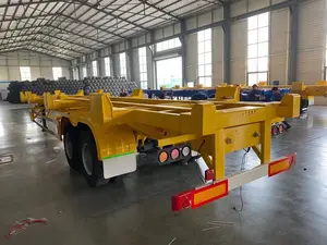 Vận Chuyển 40 FT 20 Feet Vận Chuyển Container Trailer Dolly Container Giao Hàng Trailer Với Twist Locker