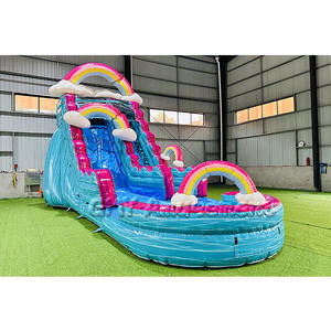 Offre Spéciale grand toboggan gonflable marbre vert enfants <span class=keywords><strong>location</strong></span> événement toboggans gonflables pour <span class=keywords><strong>piscine</strong></span> - Product Image 5