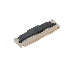 Connecteur FPC/FFC à angle droit ZIF H4.7mm à contact inférieur de type SMT thermoplastique haute température avec verrouillage à bascule - Product Image 1