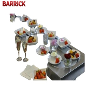 Esteira Rotativa Modular de Aço Inoxidável para Sushi com Velocidade Ajustável e Durável para Uso em Restaurantes e Bares de Sushi - Product Image 3