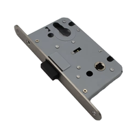 Serrures de porte à mortaise de sécurité en acier inoxydable de 72mm de haute qualité antivol clé de boîte blanche accessoire à bas prix pour portes françaises CE
