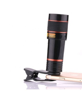 Objectif d'appareil photo pour téléphone portable, <span class=keywords><strong>zoom</strong></span> téléobjectif 8X 12X, kit d'objectif universel à clipser pour téléphone portable - Product Image 2