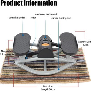 Máquina multifuncional de pedales para el hogar, stepper compacto y portátil, equipo de fitness para interiores, escaladora silenciosa para gimnasio en casa - Product Image 4
