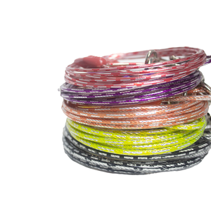 Tali rantai latihan anjing Dual-End, kawat baja tugas berat, tahan aus, logam keamanan hewan peliharaan gaya sederhana, besi plastik tahan lama - Product Image 4