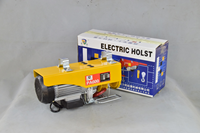 Mini-treuil électrique compact à câble métallique avec tambour en acier et interrupteur de fin de course pour levage léger en atelier, à domicile et sur chantier