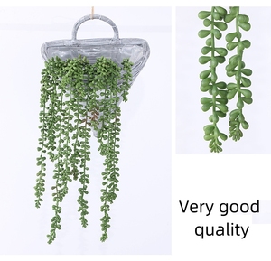Plante succulente artificielle <span class=keywords><strong>en</strong></span> forme de vigne, <span class=keywords><strong>en</strong></span> caoutchouc souple, larmes d'amoureux, décoration murale, décoration de plafond, catégorie fleurs et <span class=keywords><strong>plantes</strong></span> décoratives - Product Image 3