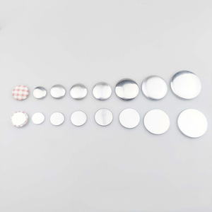 Boutons de vêtement en tissu à dos plat personnalisés avec capuchon en aluminium écologique Guanfeng - Product Image 4