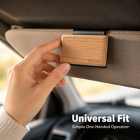 Diffuseur d'huiles essentielles en bois pour pare-soleil de voiture, clip invisible, plusieurs types de parfums, longue durée, vente en gros