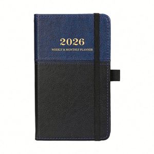 Agenda Prolead 2026, format A5, reliure spirale, écologique, logo en feuille d'or, 80 feuilles, papier de haute qualité - Product Image 1