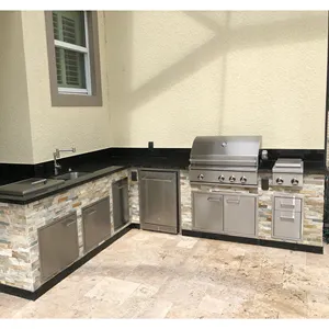 Outdoor Kitchen Set With Bbq And Pizza Oven Outdoor Kitchen Bbq Island Stainless Outdoor Kitchen