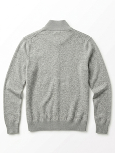 Nicest Quality Plain <b>Jersey</b> Knit Long Sleeve Full Zip 80% Ecovero Viscose 2O% Nylon 12GG Custom Mens <b>Cardigan</b> - Product Image 2