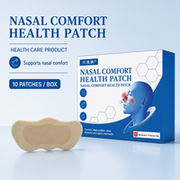 Patch nasal à base de plantes à coller sur les points d'acupuncture pour la congestion nasale, le nez sec et le soulagement des sinus, directement de l'usine, OEM ODM
