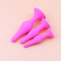 Plug anal en silicone pour femmes, perles anales, dilatateur anal, modèle YN-1815, jouet sexuel pour adultes fabriqué en Chine, pour débutants, entraînement et étirement