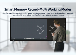 <span class=keywords><strong>Pizarra</strong></span> Interactiva LED 4K UHD de 94 Pulgadas con 20 Puntos Táctiles, Lápiz Multitáctil/Dedo, Android y Windows, Cámara de 13MP para Uso Educativo - Product Image 4