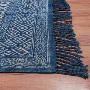 Aztec <b>Block</b> Print Cotton Dhurrie Rug Handmade Boho Area Carpet Floor Rug Home Decor - Product Image 1