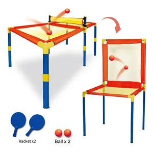 2 In 1 komik çocuklar masa Pingpong raket oyuncaklar çocuk spor oyunu oyuncak masa tenisi çocuk için oyuncak