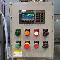 Machine manuelle de remplissage de poudre, Machine d'emballage et de remplissage de pâte de grande capacité avec grande trémie