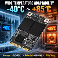 SSD industriel MSATA SATA 6 Gb/s haute fiabilité MO300A MLC NAND 16 Go 32 Go 64 Go 128 Go 256 Go 20G Disque anti-vibration pour serveur