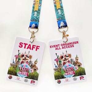 Lanière de cou en tissu doux tressé, durable, personnalisable par sublimation, pour enseignant, avec logo sur mesure - Product Image 3
