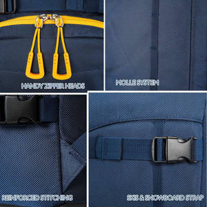 Sac à dos pour chaussures de ski d'extérieur, échantillon gratuit 2025, imperméable, sac à dos pour chaussures de snowboard, doublure en cuir véritable pour hommes et femmes - Product Image 6