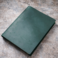Carnet de notes A4 vierge en cuir véritable, personnalisable, pour journal, agenda, carnet de composition, carnet de notes professionnel