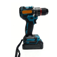 Perceuse-visseuse à percussion sans fil 21V, moteur sans balais, vitesse variable, avec lumière LED, bricolage, OEM personnalisable