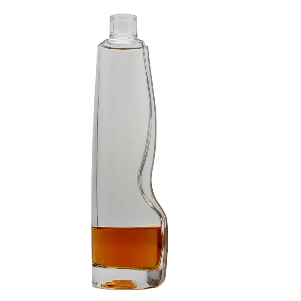 Botella de Whisky AK 47 con forma de pistola, para licor, Vodka, Gin, cristal blanco, corcho, pegatina Shandong, nuevo diseño