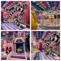 Aire de jeux pour enfants intérieure à grande échelle personnalisée Kids Fun Land Castle Factory Direct Amusement Parc d'attractions Équipement pour centres commerciaux